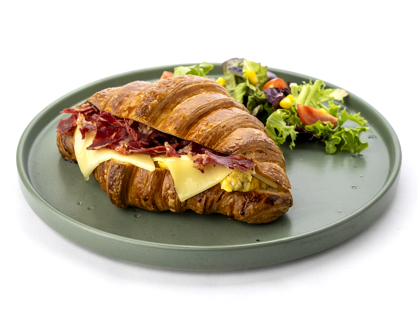 Pastırma Kruvasan Tabağı